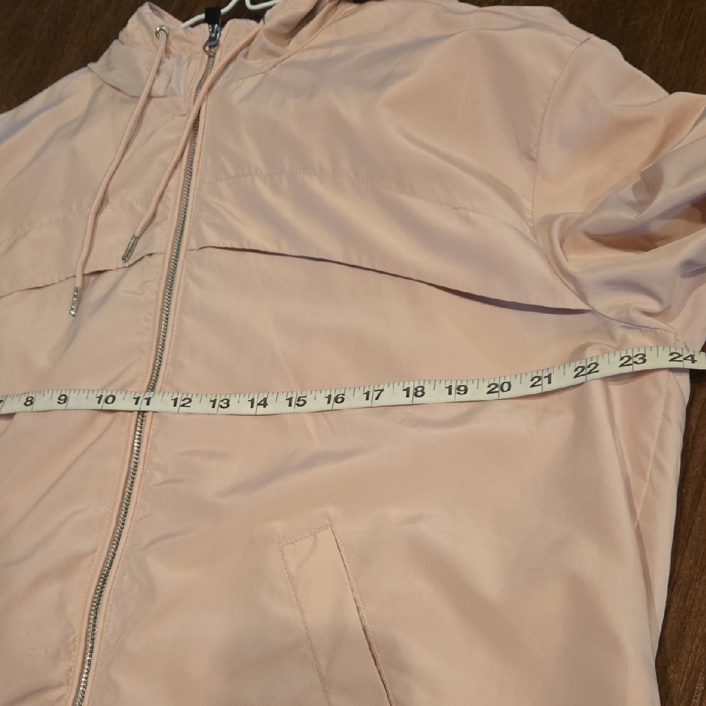 H&M Light Pink Hooded Utility Jacket - Picture 4 of 7